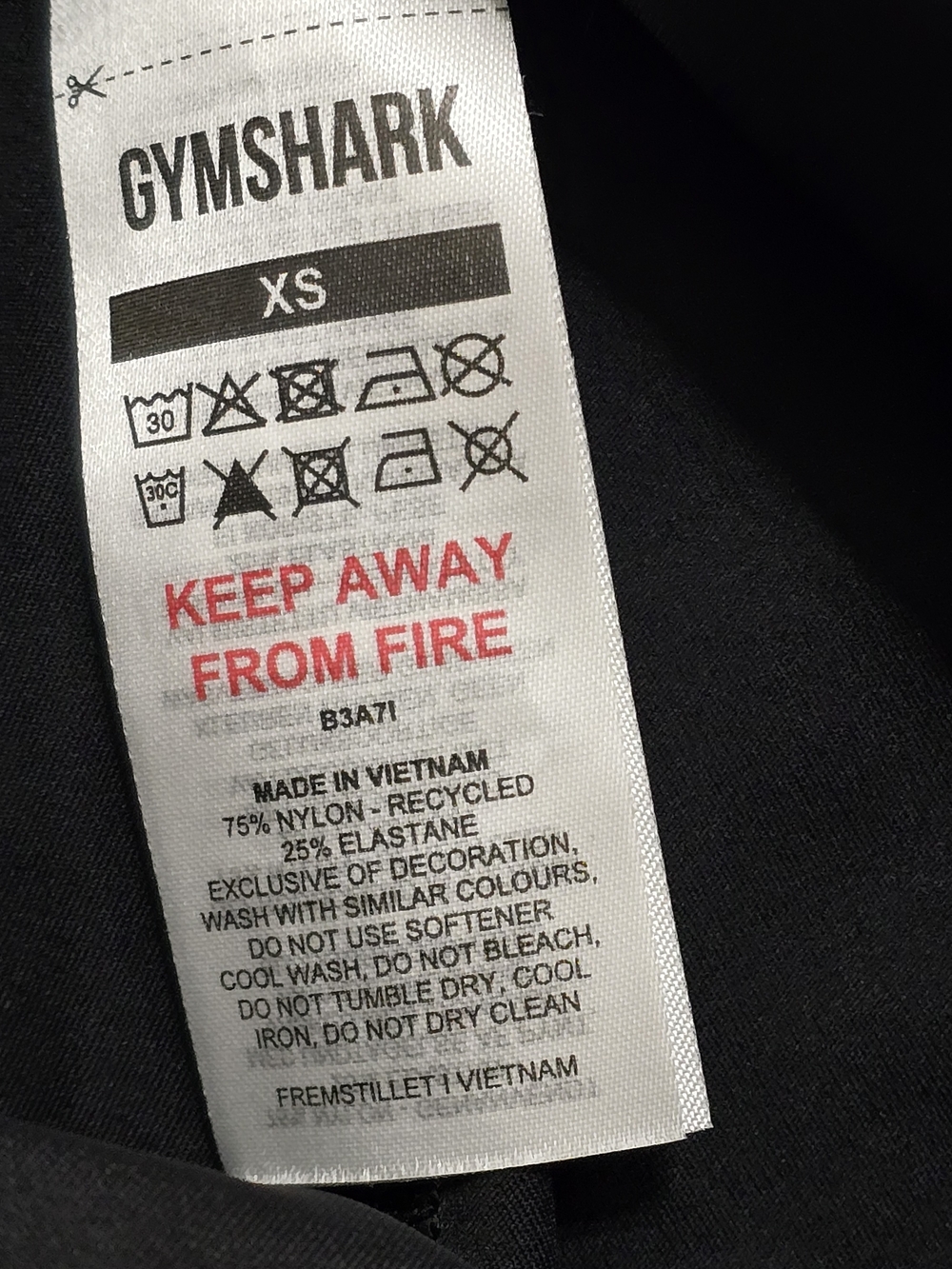 Gymshark Women's Black Active High Waist Training Shorts XS - Picture 7 of 7